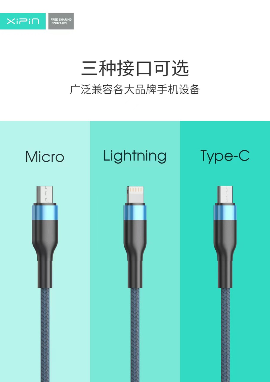 Cáp sạc nhanh Samsung 5A XPN43 dây dù chui Micro chính hãng [BH 6 tháng]