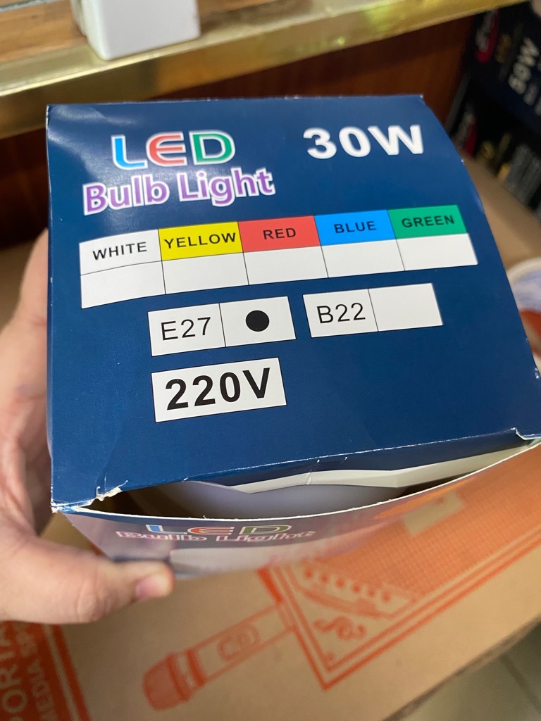 Bóng đèn 30W LED BULB LIGHT chui E27 [BH: 1 THÁNG]