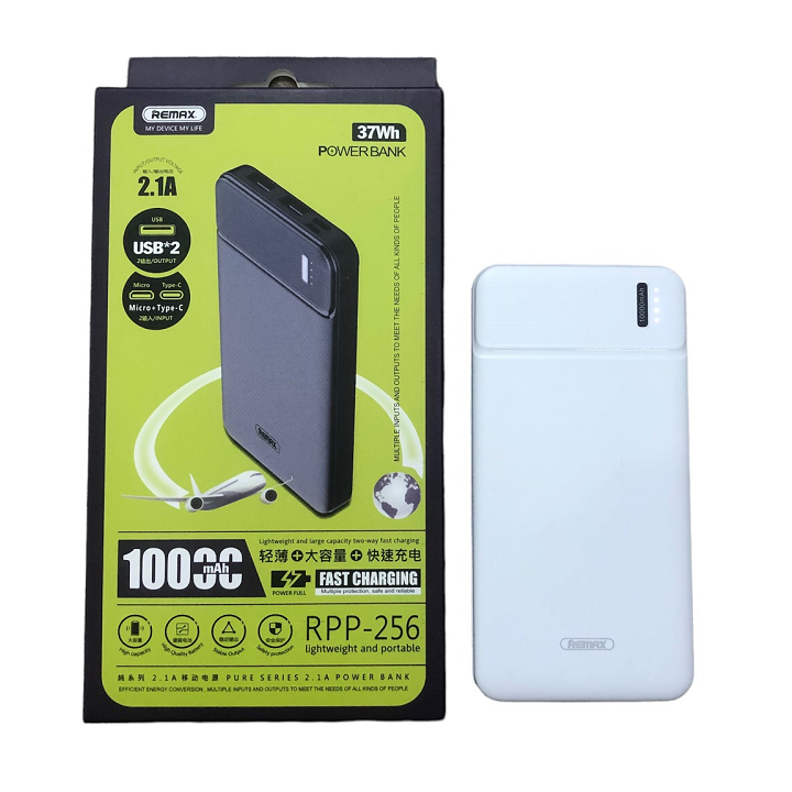 Pin sạc dự phòng REMAX RPP-256 37Wh 10.000mAh chính hãng [BH 1 năm]