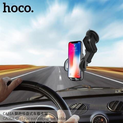 Giá đỡ điện thoại Hoco CA31A kéo dài trên xe hơi (ô tô) chính hãng [BH 1 năm]