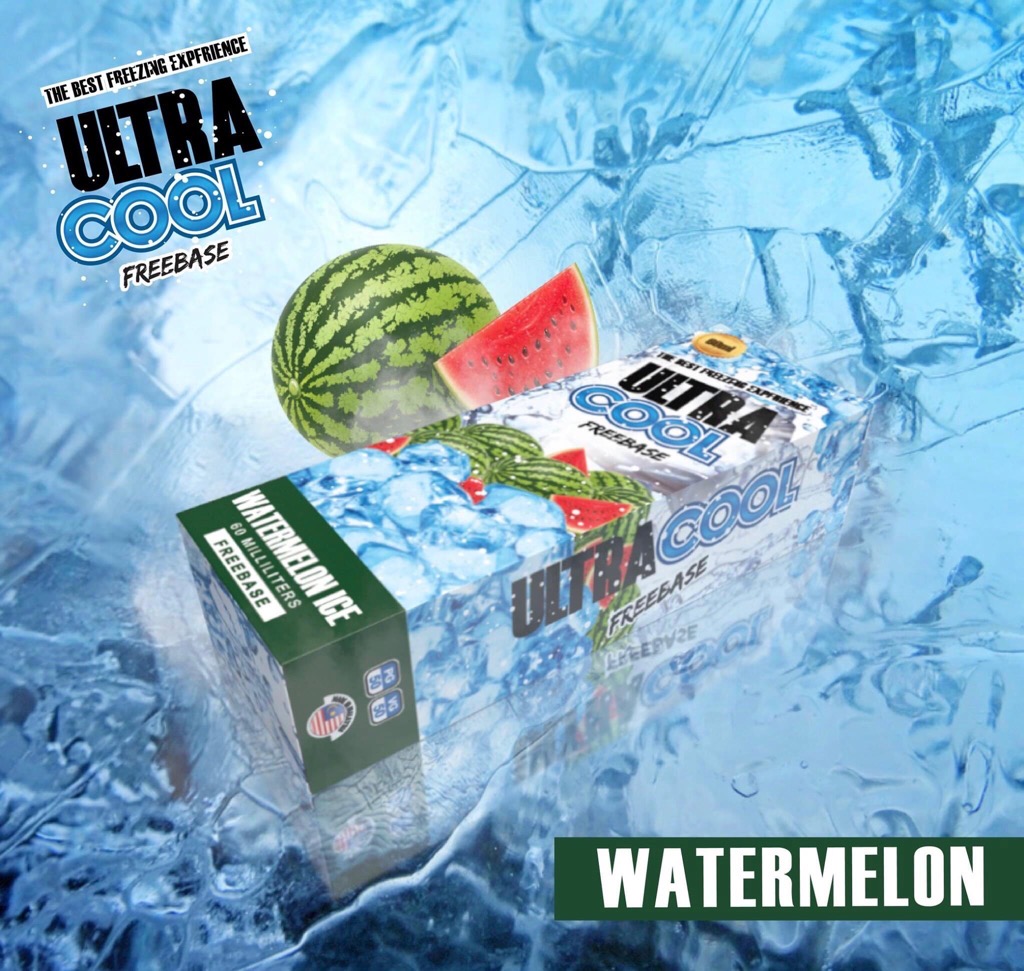 Tinh dầu Vape 60ml hương Watermelon Ice Malaysia Ul.Tra Cool