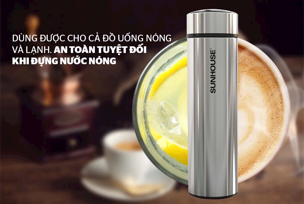 Bình giữ nhiệt INOX 304 SH 450ml [BH: NONE]