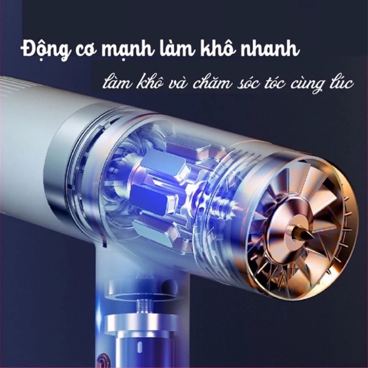 Máy sấy tóc Hàn Quốc 2000w tạo kiểu tóc chuyên nghiệp công nghệ mới [BH: 1 TUẦN]