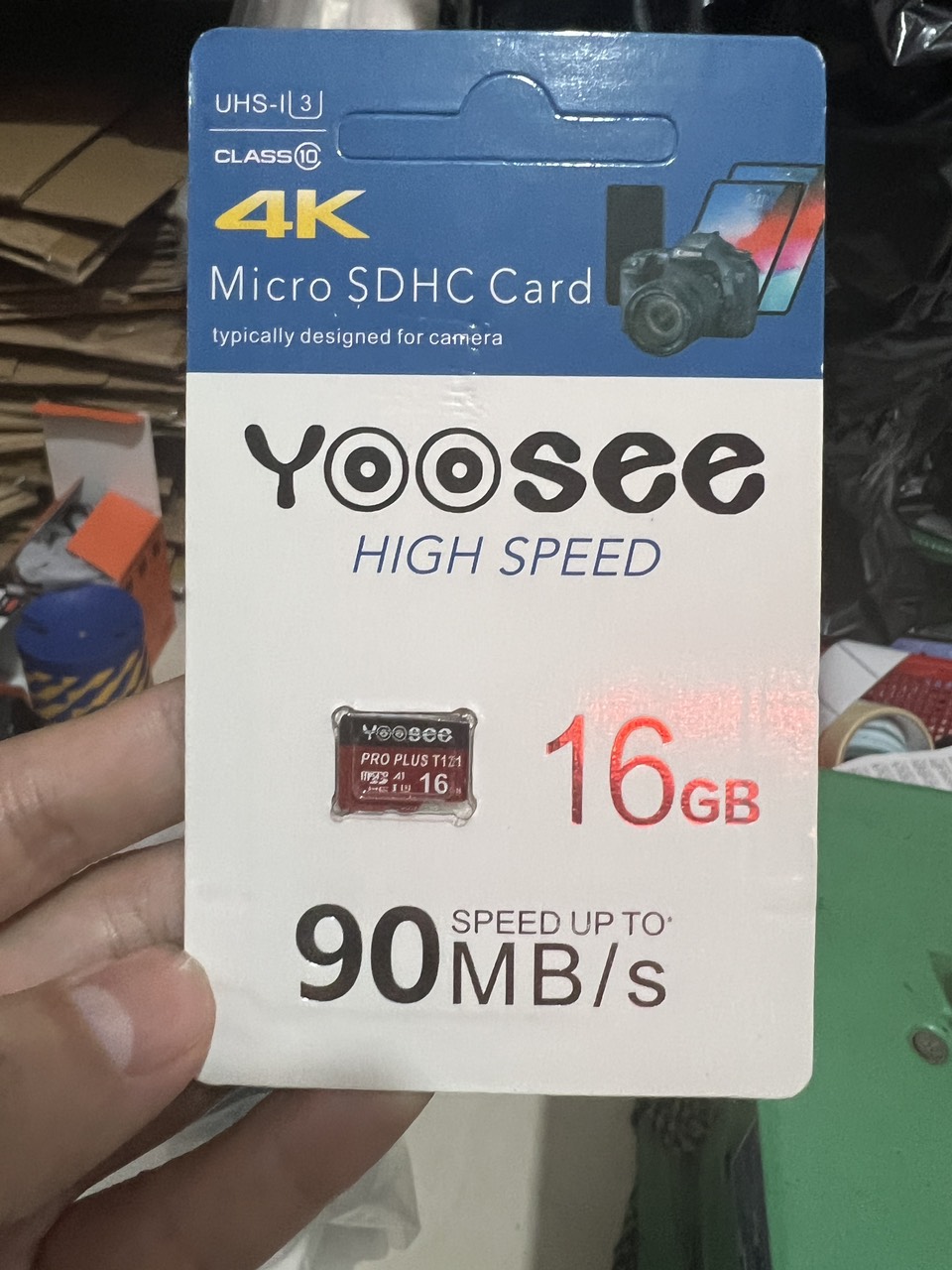 Thẻ nhớ YOOSEE 16Gb class 10 4K (full box vỹ) chuyên xài cho camera [BH: 1 năm]