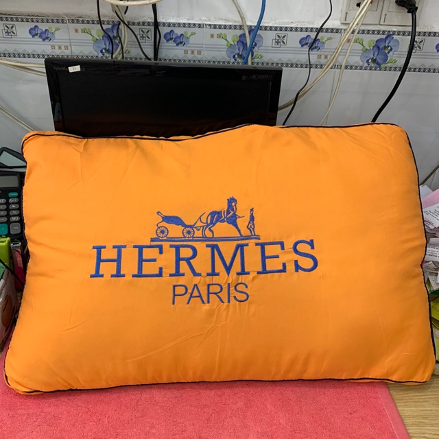 Combo 2 gối thương hiệu Hermes sang trọng