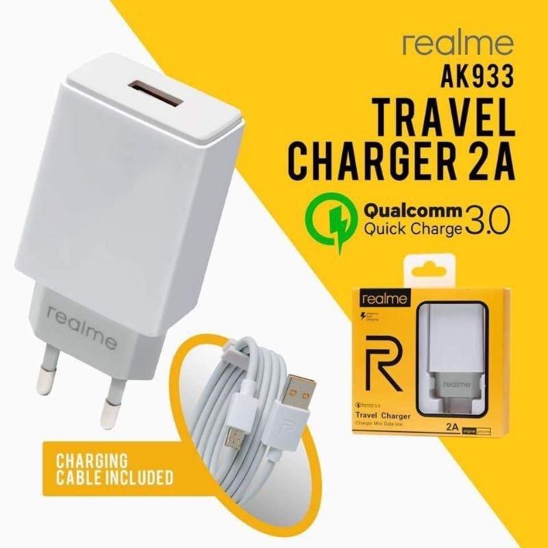 Bộ sạc nhanh 3A samsung REALME 933 QC3.0 zin chui micro Travel Charger Super Charging Kit [BH 3 tháng]