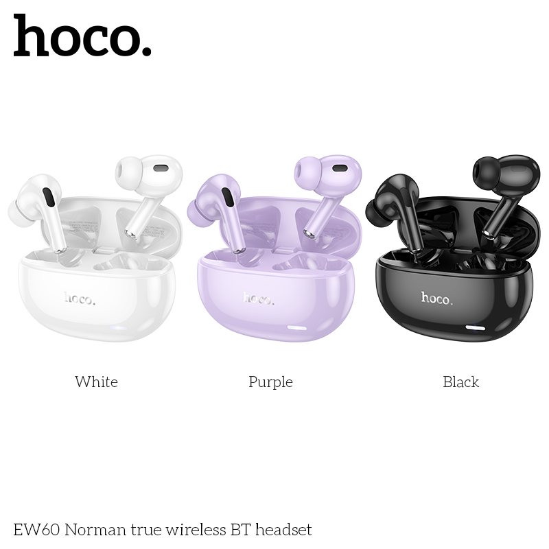 TAI NGHE BLUETOOTH HOCO EW60 KIỂU DÁNG AIRPODS PRO CHỐNG ỒN CHÍNH HÃNG [BH: 1 NĂM]