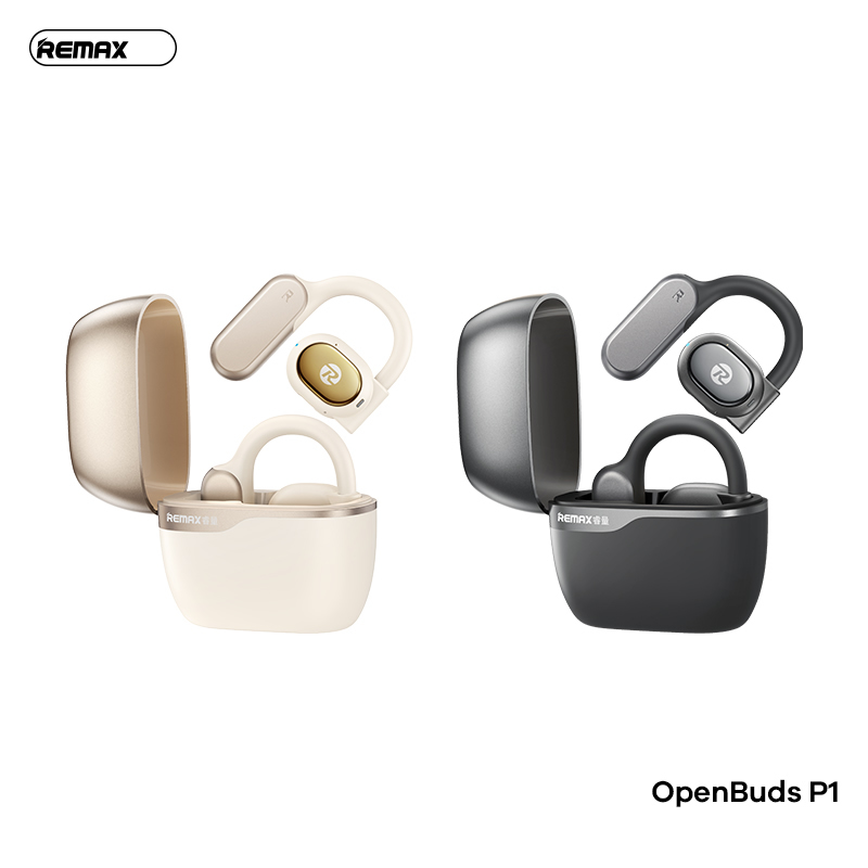 Tai nghe bluetooth Remax OpenBuds P1 móc tai V5.3 kiểu dáng airpods chính hãng [BH: 1 năm]