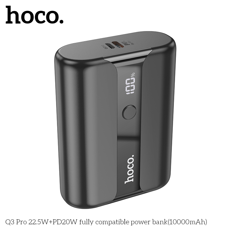 Pin sạc nhanh 20W Hoco Q3 PRO 10.000mAh mini sạc dự phòng PD20w + QC3.0 chính hãng [BH 1 năm]