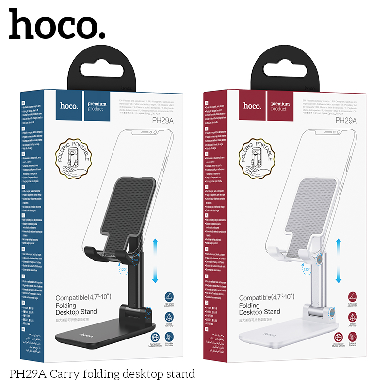 Giá đỡ điện thoại/ipad để bàn Hoco PH29A chính hãng [BH 1 NĂM]