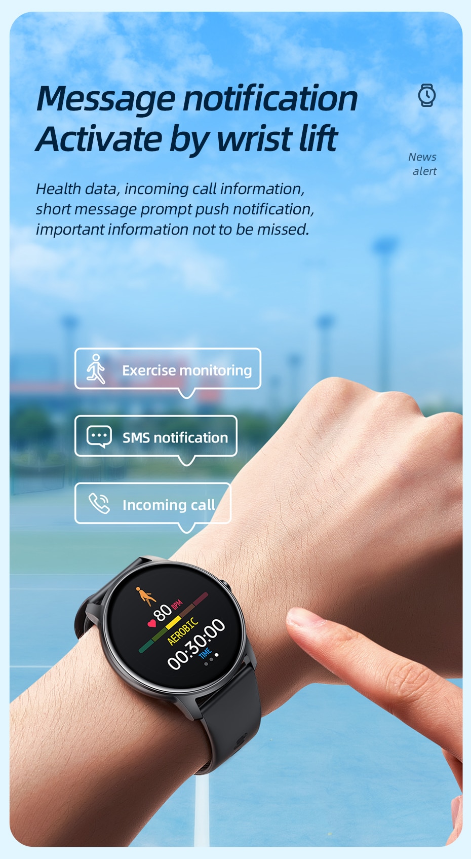 Đồng hồ thông minh HOCO Y4 Mặt Tròn Smart Watch chính hãng [BH 1 năm]