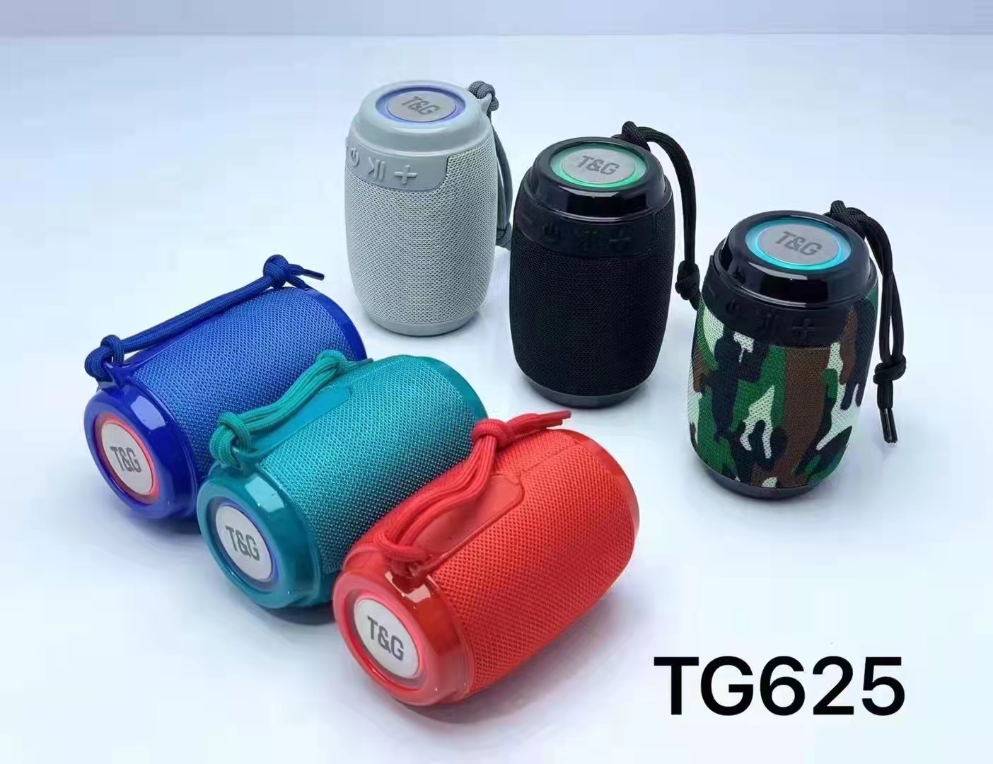 Loa bluetooth T&G TG625 có đèn led vs dây đeo nghe siêu hay chính hãng [BH 6 tháng]