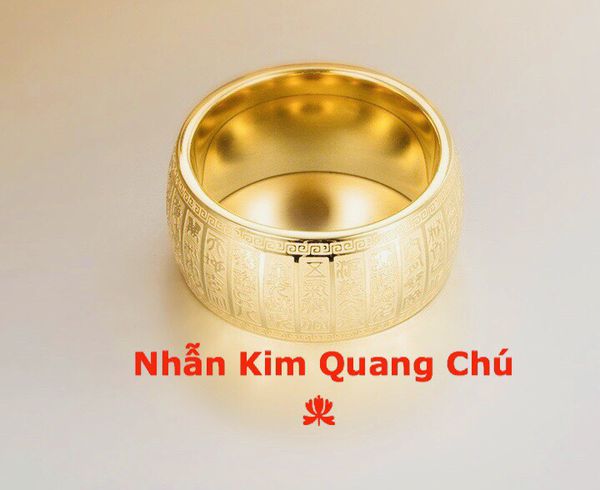 Nhẫn Kim Quang Chú Size 10, 11, 12