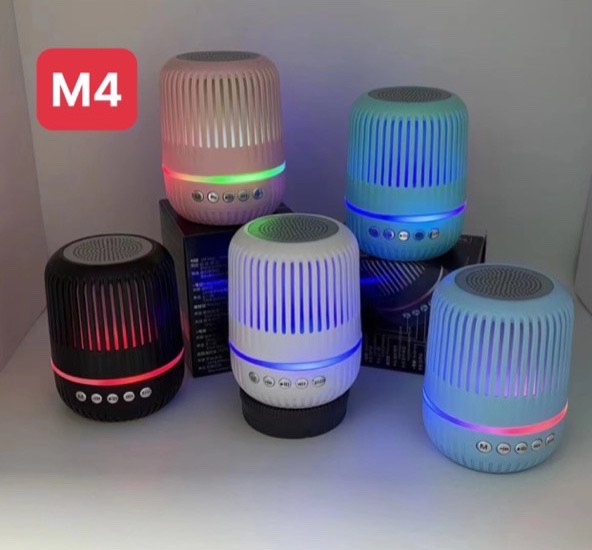 Loa nghe nhạc bluetooth FM, thẻ nhớ mẫu M4 có đèn led siêu đẹp [BH 3 Tháng]