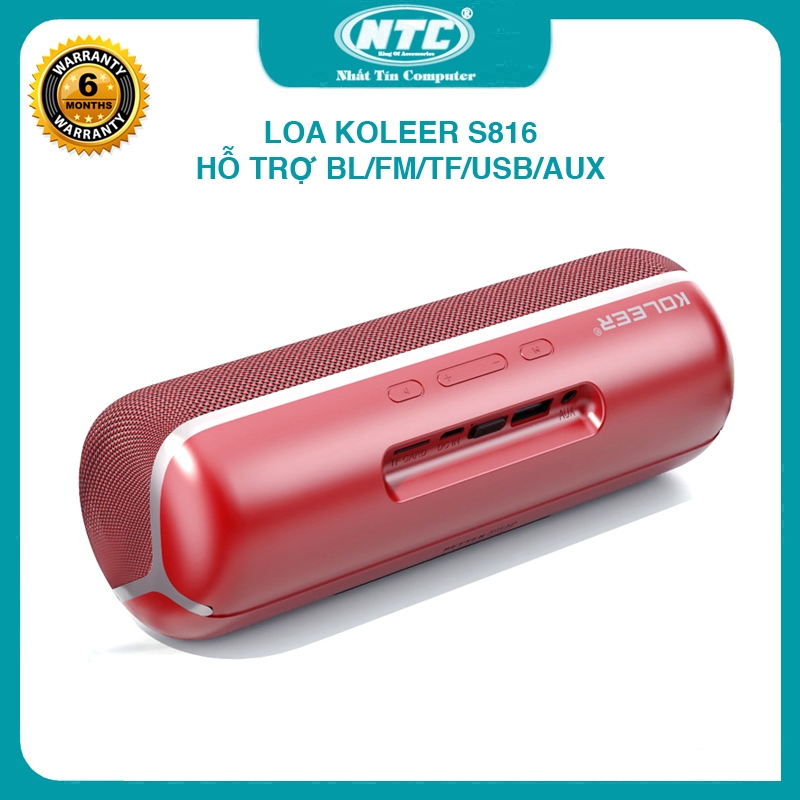 Loa bluetooth Koleer S816 loại 1 chính hãng siêu hay [BH 6 tháng]