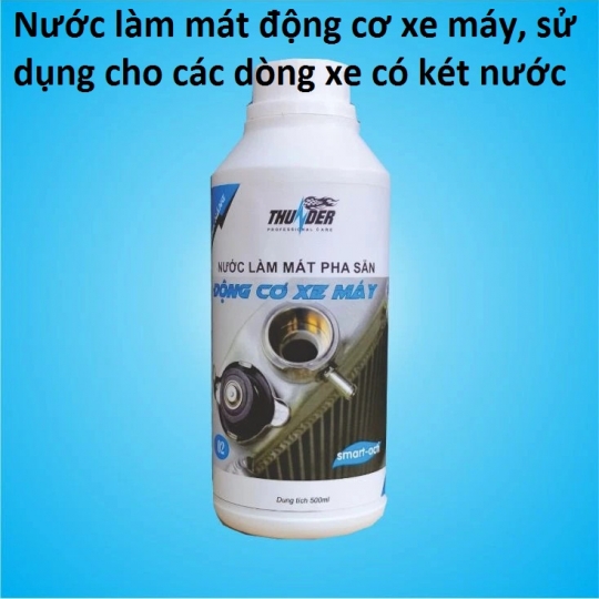 Chai nước làm mát động cơ xe máy Thunder 500ml (sử dụng cho xe có két nước)