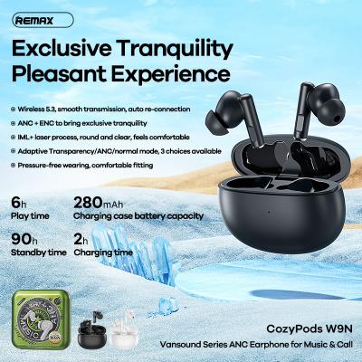 Tai nghe bluetooth Remax Cozypods W9N kiểu dáng airpods True Wireless chính hãng [BH 1 Năm]