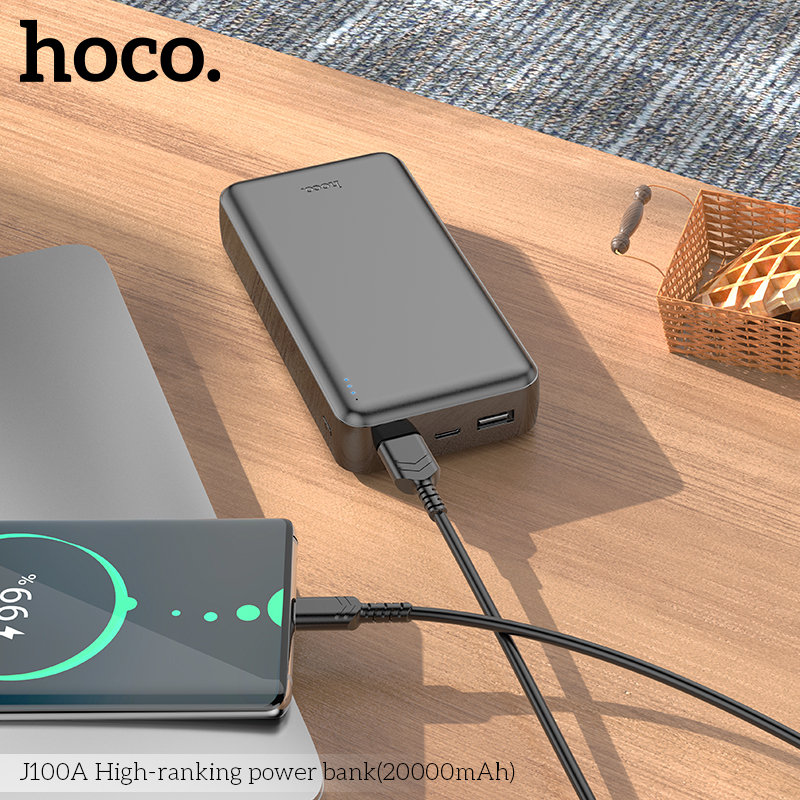 Pin sạc dự phòng HOCO J100A 20.000mAh (sạc dự phòng) chính hãng [BH 1 năm]