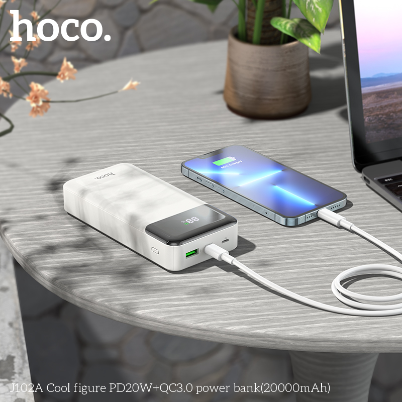 Pin sạc nhanh 20w Hoco J102A 20.000mAh dự phòng PD20w QC3.0 chính hãng [BH 1 Năm]