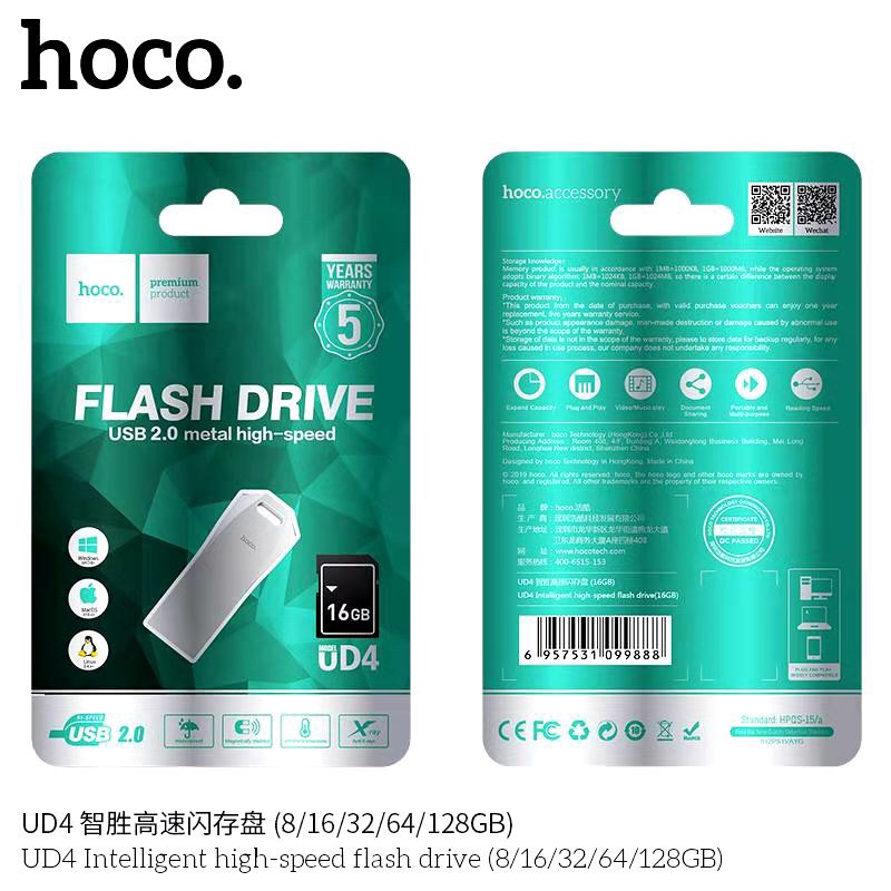 Usb Hoco UD4 16Gb chính hãng [BH 1 năm]