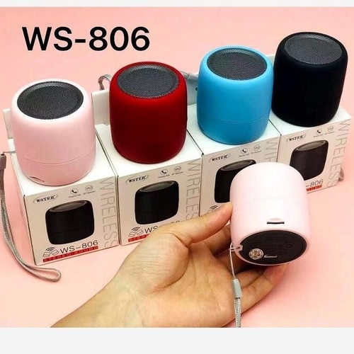 Loa bluetooth WSTER WS-806 mini stereo sound có dây treo [BH 3 tháng]