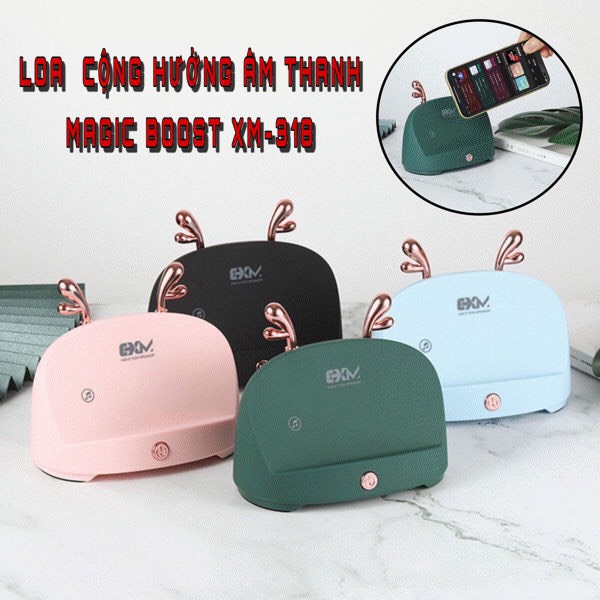 Loa bluetooth cộng hưởng tai hươu XM-318 [BH 3 tháng]