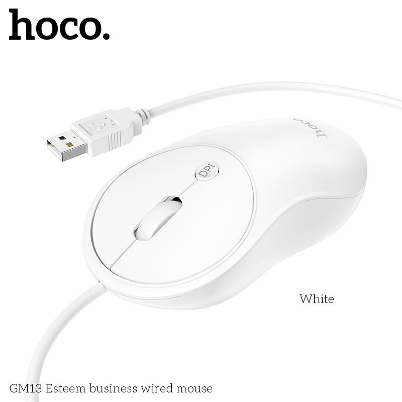 Chuột Có Dây Hoco GM13 Cho Máy Vi Tính, Laptop Chính Hãng [BH 1 NĂM]