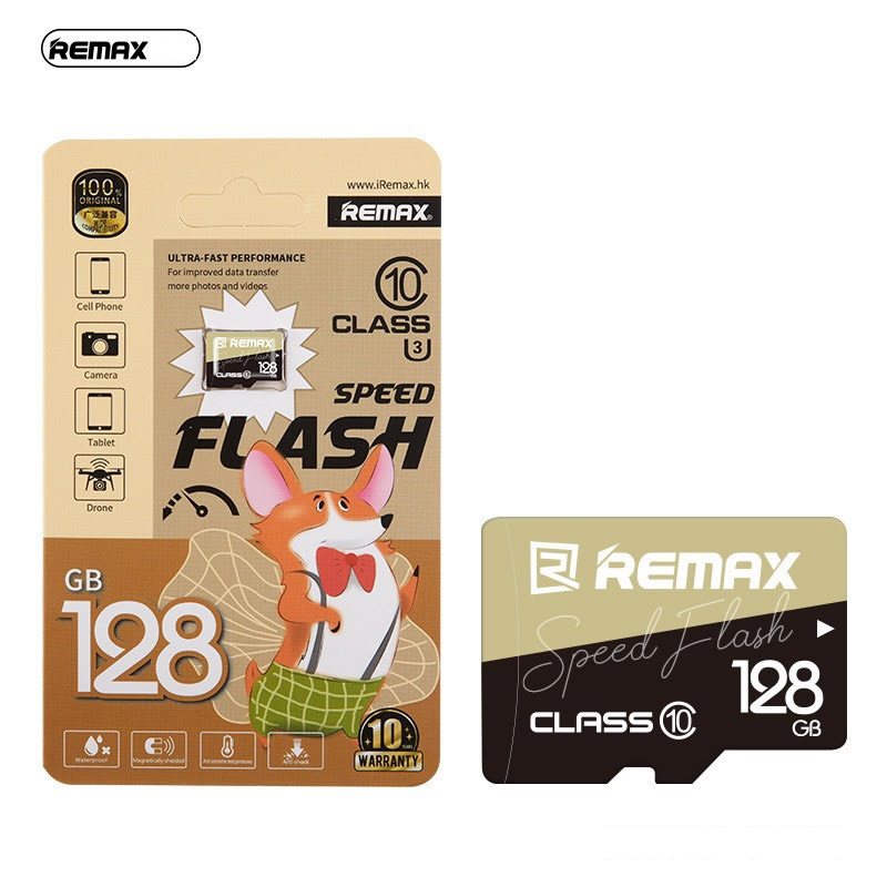 Thẻ nhớ REMAX 128Gb Micro SD chính hãng [BH 1 năm]