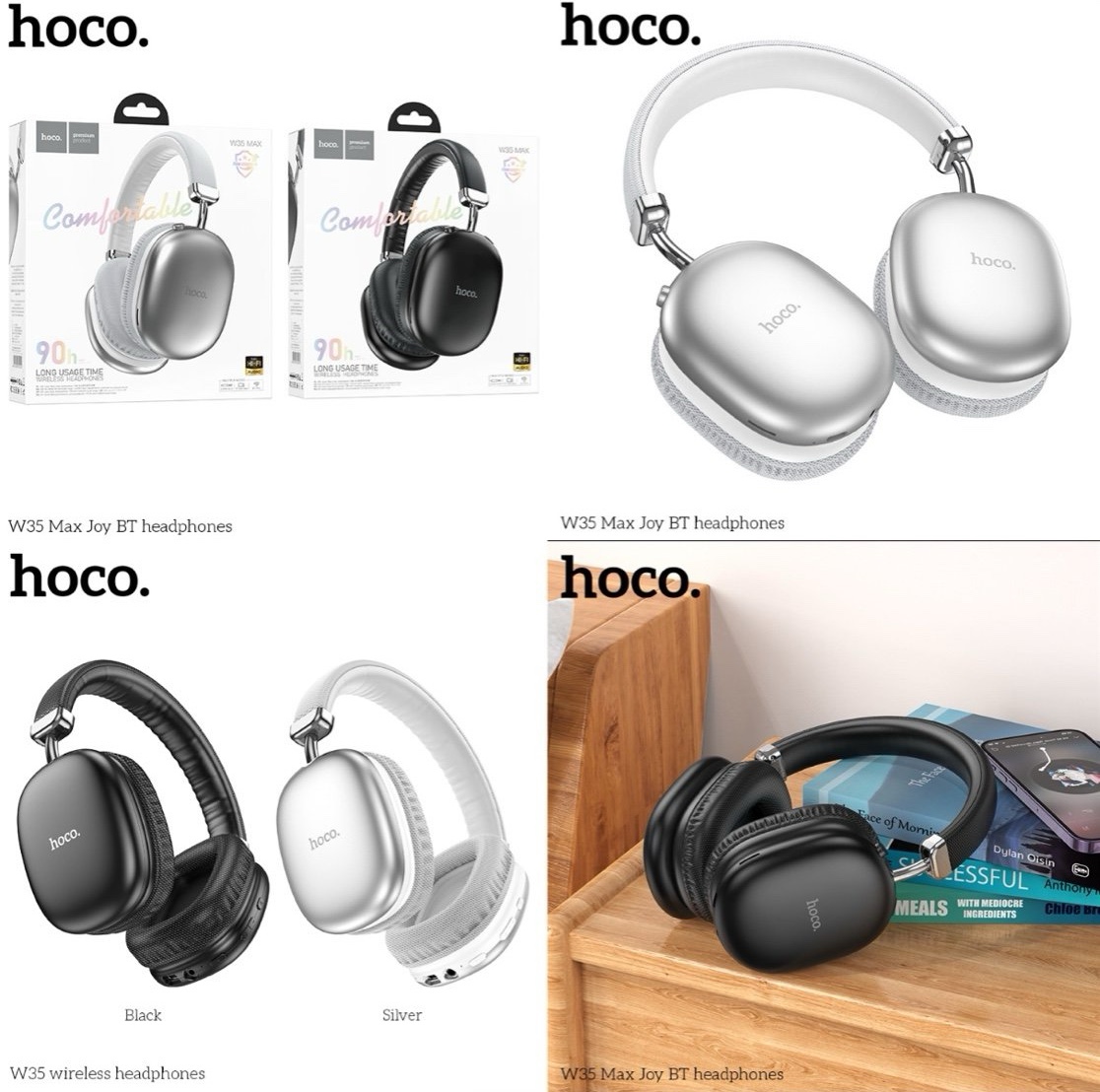 Tai nghe Bluetooth HOCO W35MAX chụp tai headphone Chính Hãng [BH 1 NĂM]