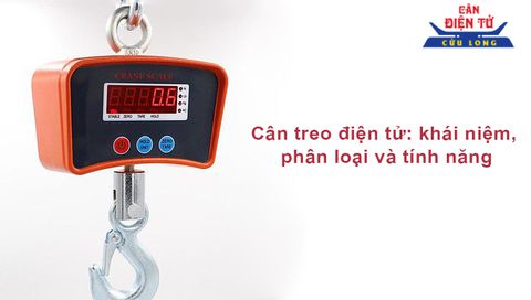 Tìm hiểu về cân treo điện tử: khái niệm, phân loại và tính năng