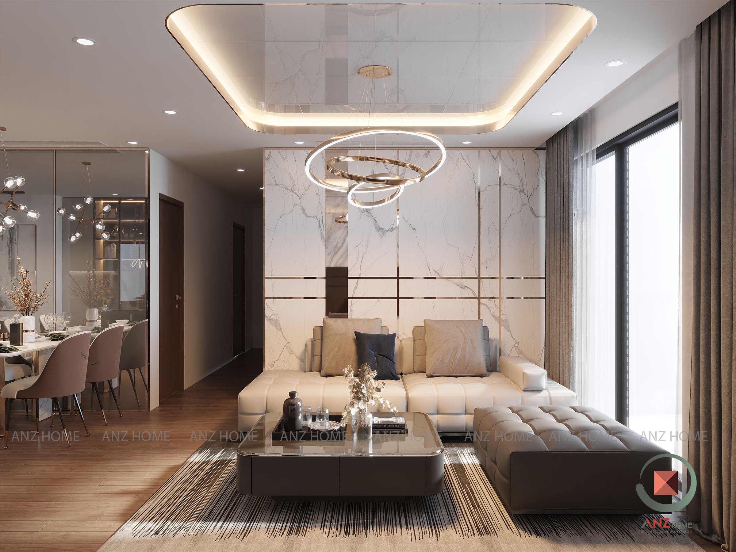 THIẾT KẾ NỘI THẤT CĂN HỘ THE MATRIX ONE 06 sqm