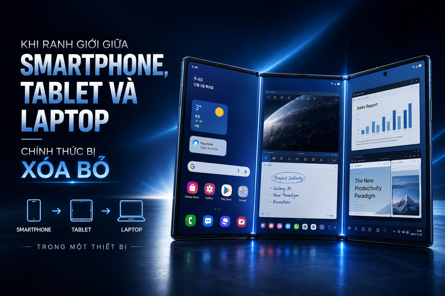 Khi Ranh Giới Giữa Smartphone, Tablet Và Laptop Chính Thức Bị Xóa Bỏ