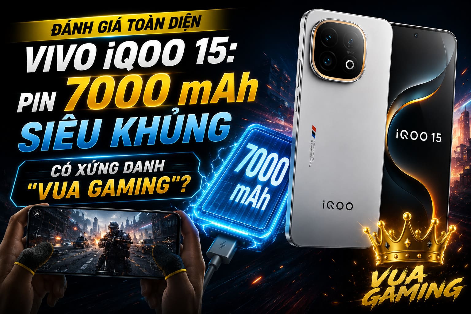 Đánh Giá Toàn Diện Vivo iQOO 15: Pin 7000 mAh Siêu Khủng Có Xứng Danh Vua Gaming?