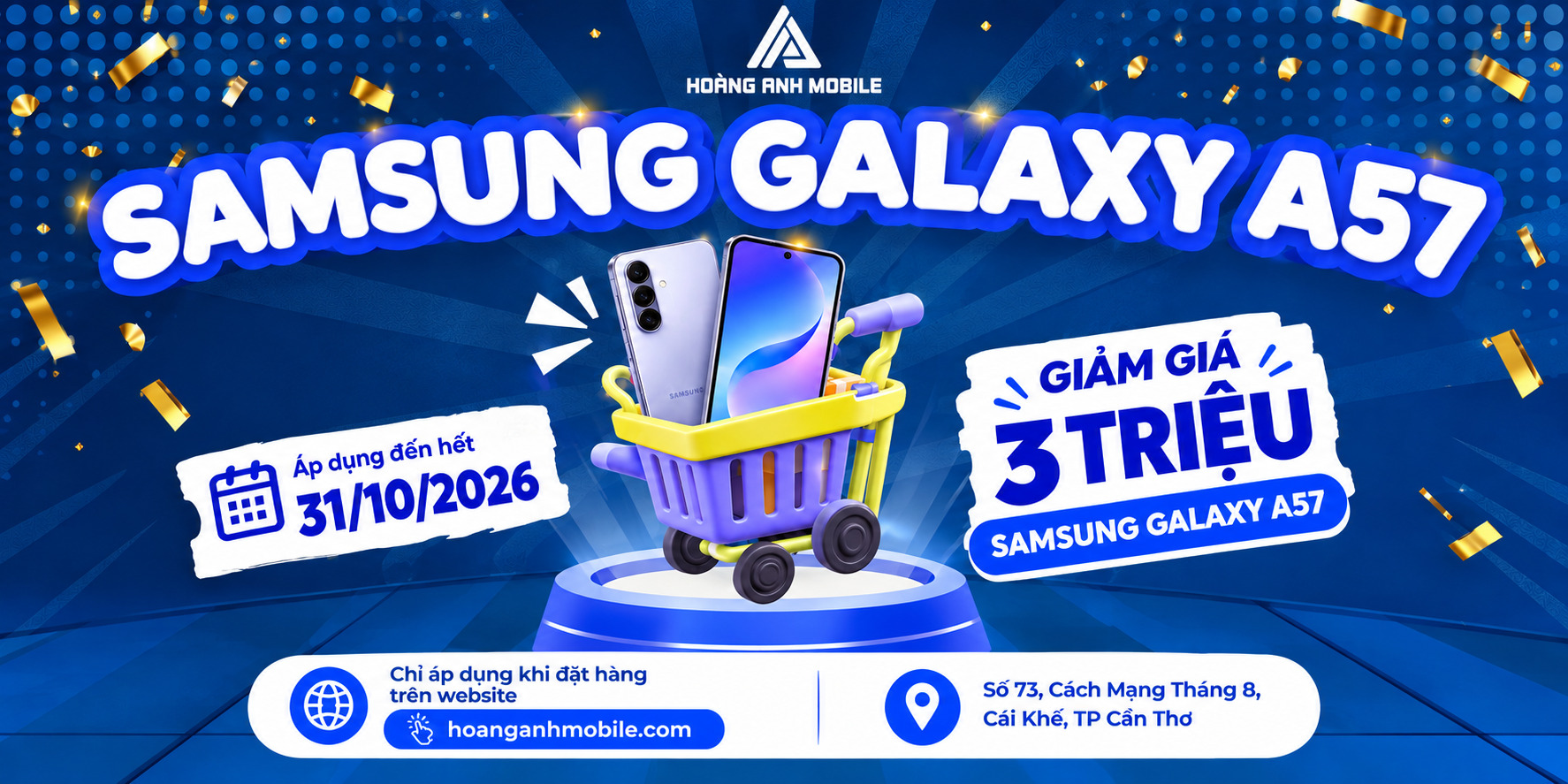 Đặt Mua Ngay Samsung Galaxy A57 Giảm Ngay 3 Triệu