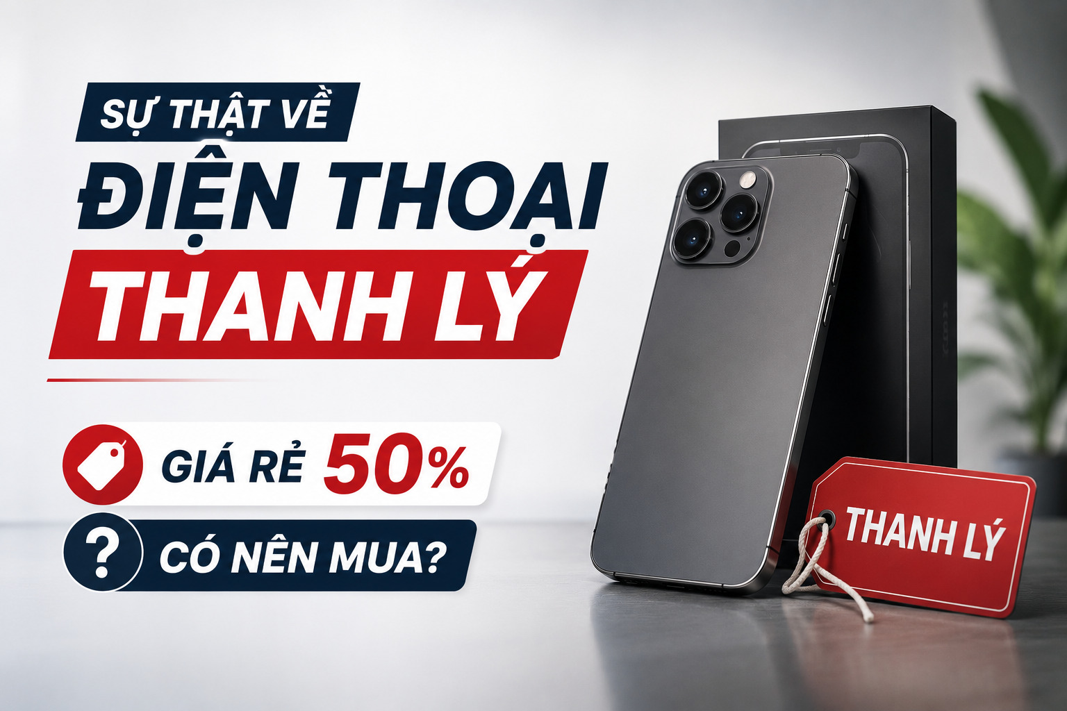 Sự Thật Về Điện Thoại Thanh Lý: Giá Rẻ 50%, Có Nên Mua?