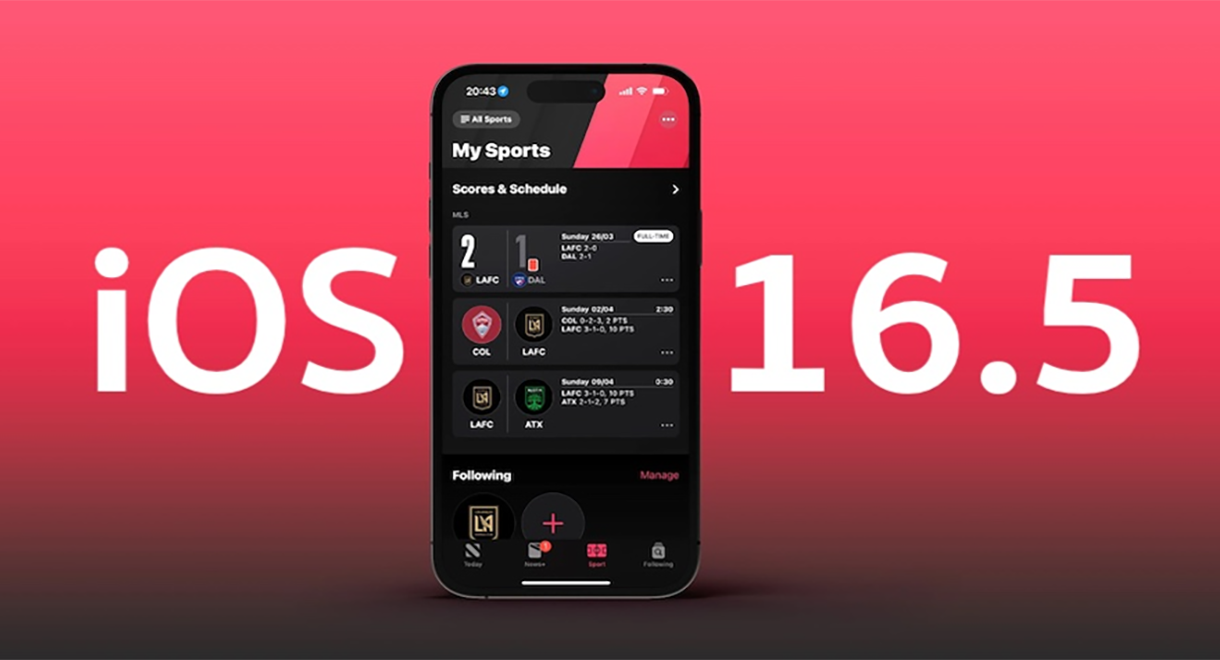 Apple sẽ chính thức ra mắt iOS 16.5 vào tuần sau