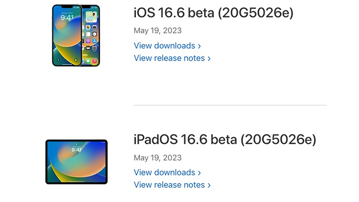 Bất ngờ Apple tiếp tục phát hành iOS 16.6 cho nhà phát triển