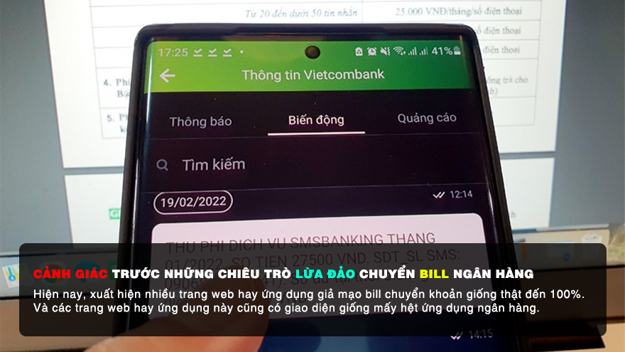 Cảnh giác trước những chiêu trò lừa đảo chuyển bill ngân hàng
