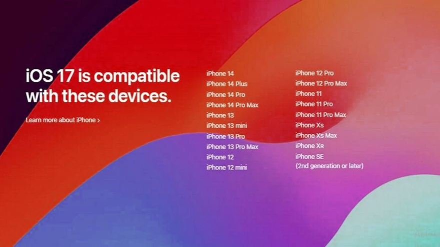 Những chiếc iPhone này sẽ không được cận nhật iOS 17 và nguyên nhân