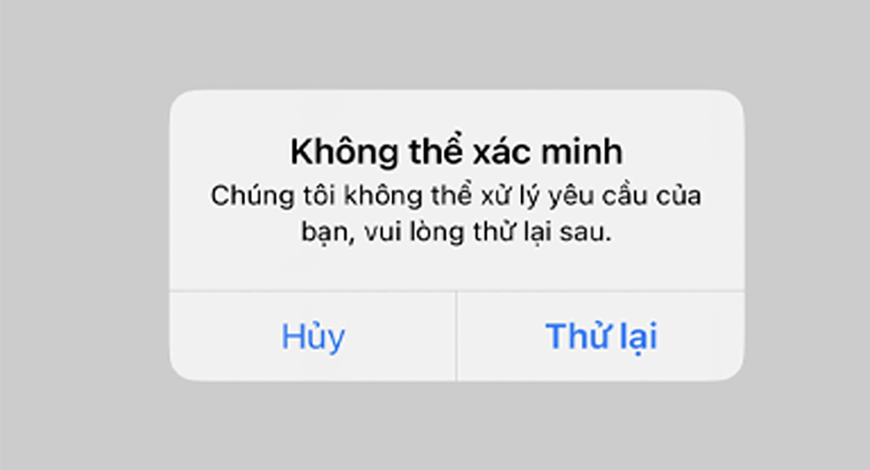 Một số người dùng iPhone gặp lỗi về tài khoản ID Apple