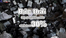 Rác thải điện thoại thông minh chiếm hơn 30% tổng số điện thoại di động trên thế giới vào năm 2022