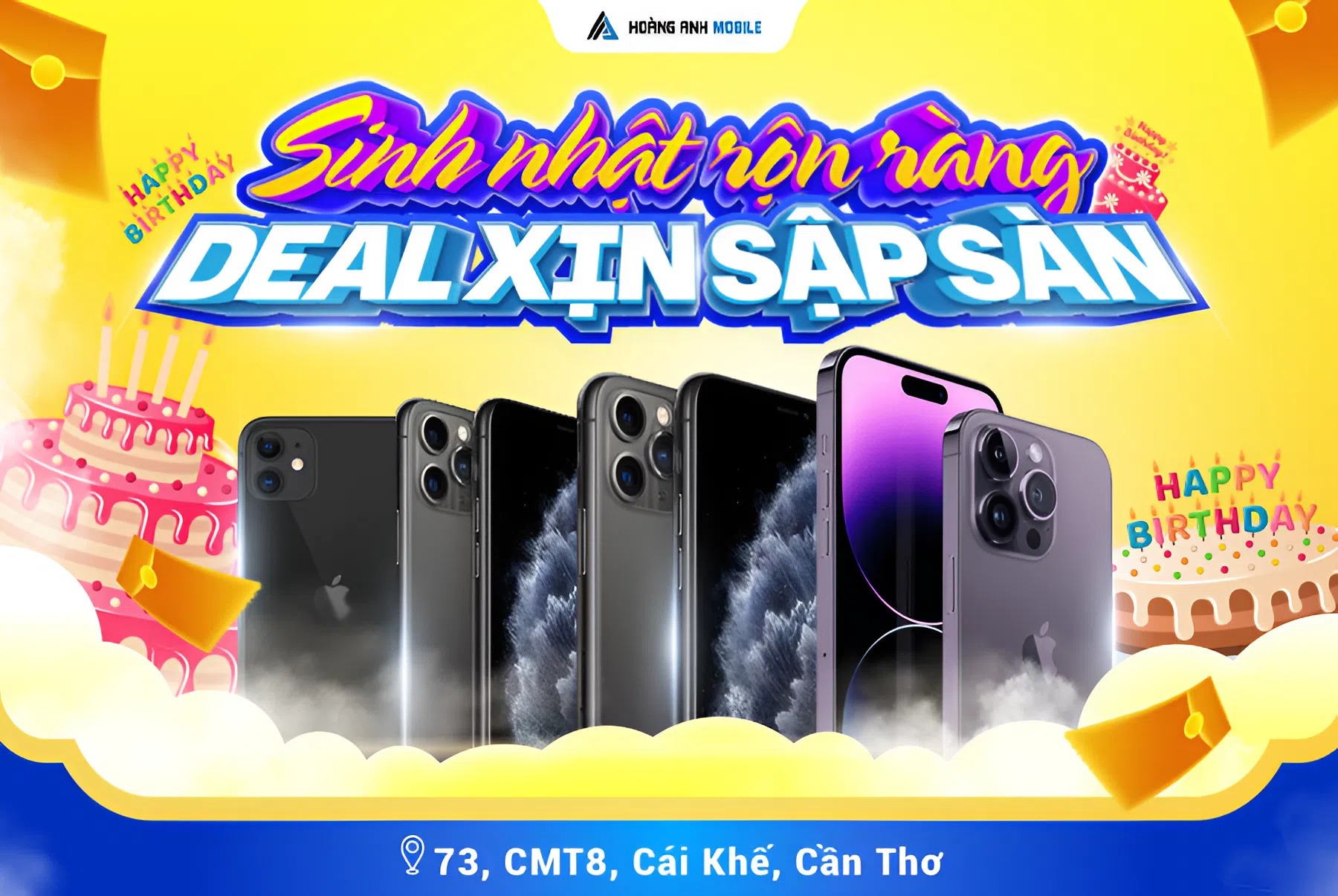 🎂 Sinh Nhật Tháng 01 – Giảm Ngay 1 Triệu Khi Mua iPhone Tại Hoàng Anh Mobile!