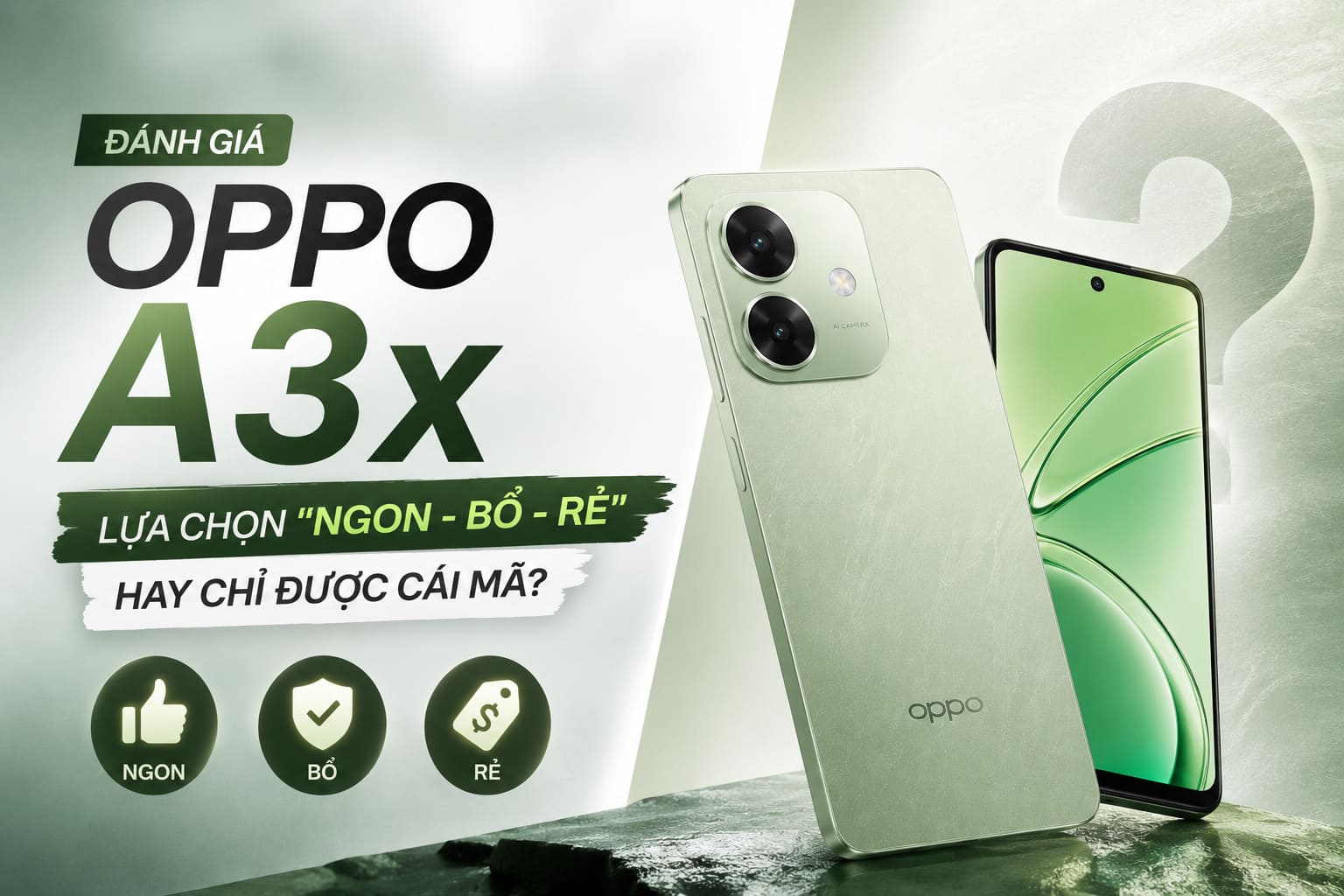 Đánh giá chi tiết Oppo A3x: Thiết kế siêu bền, hiệu năng có đủ dùng?
