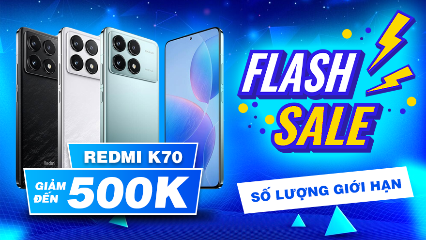 Flash Sale Cực Sốc: Redmi K70 Giảm Đến 400K!