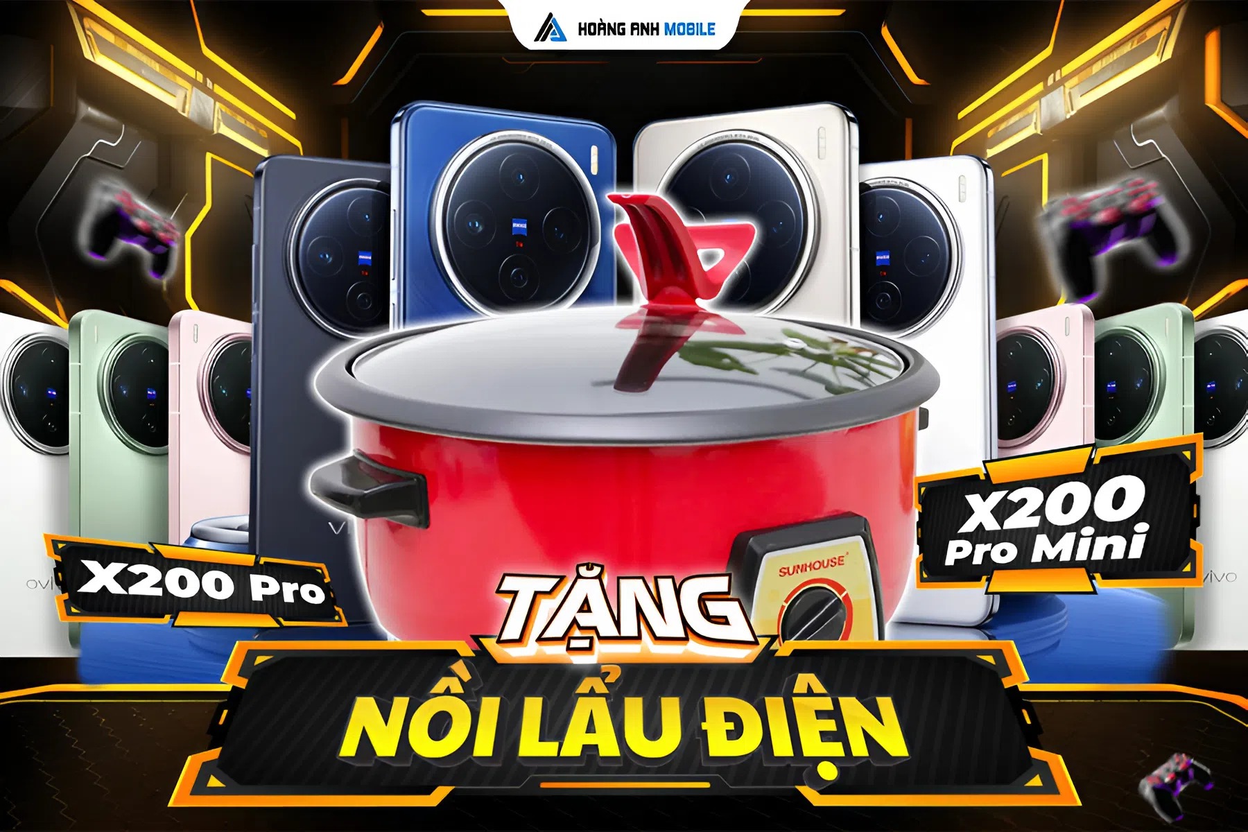 Hoàng Anh Mobile tung ưu đãi “SẮM VIVO X200 PRO & VIVO X200 PRO MINI – TẶNG NGAY NỒI LẨU ĐIỆN” tri ân 20/11