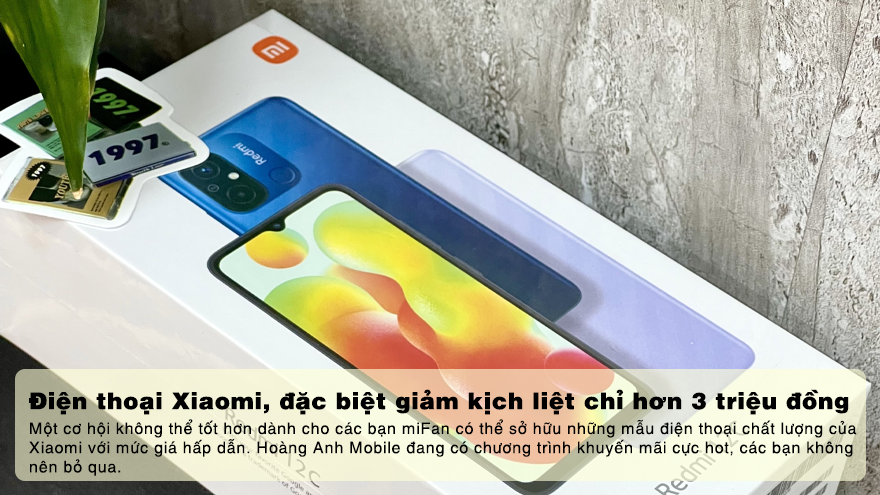 Điện thoại Xiaomi, đặc biệt giảm kịch liệt chỉ hơn 3 triệu đồng