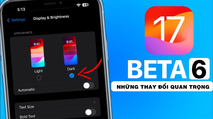 Những thay đổi đáng chú ý trên iOS 17 beta 6