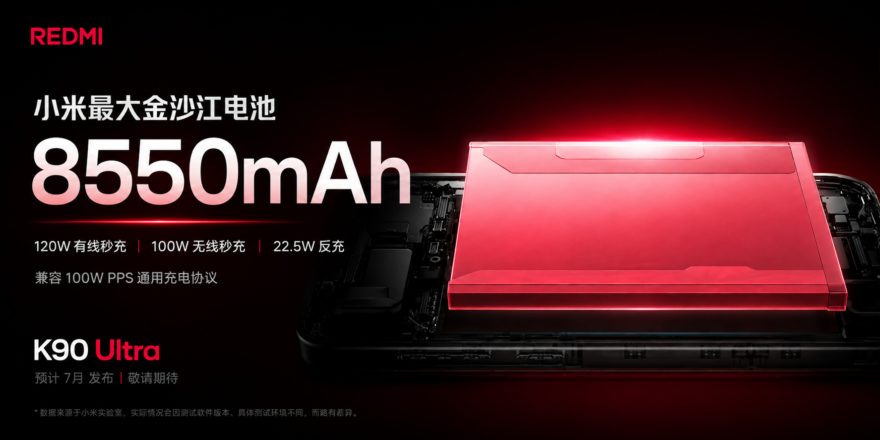 Pin 8.550mAh – Dung lượng lớn cho thời gian sử dụng dài