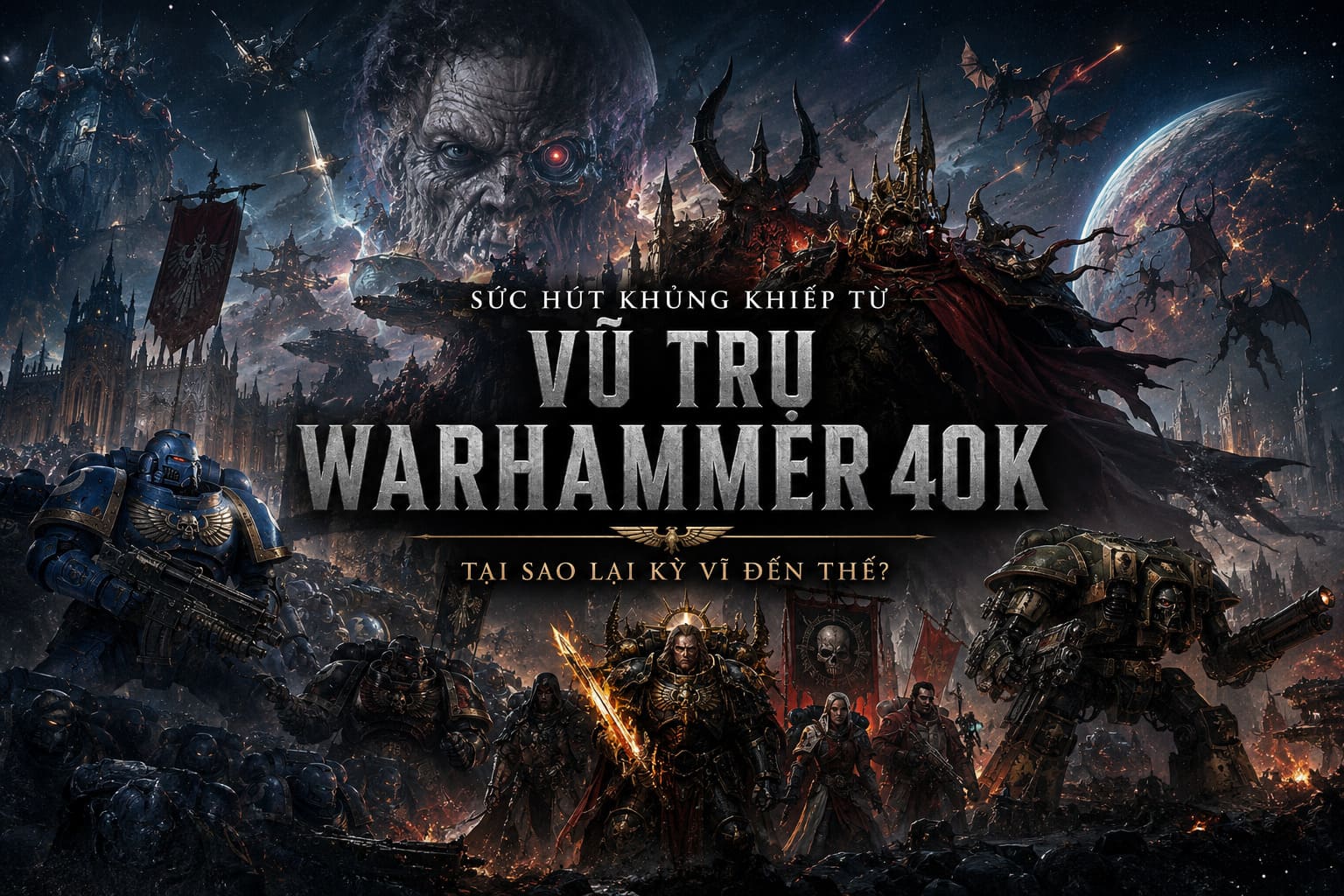 Sức Hút Khủng Khiếp Từ Vũ Trụ Warhammer 40K: Tại Sao Lại Kỳ Vĩ Đến Thế?