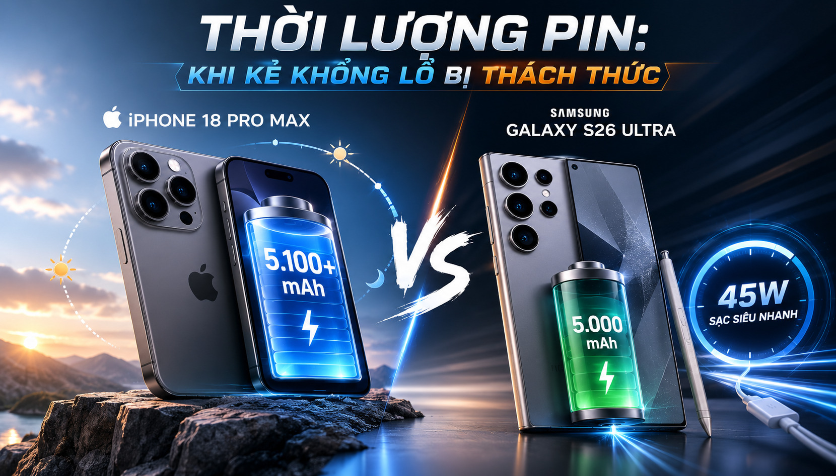 Thời Lượng Pin: Khi Kẻ Khổng Lồ Bị Thách Thức